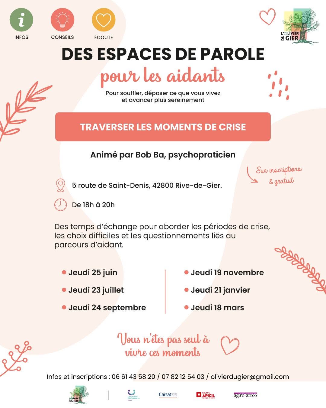 Groupe parole Olivier du Gier